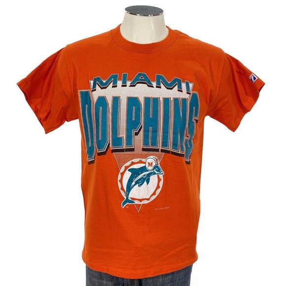 VTG 90s Miami Dolphins Logo 7‎ T Shirt - Picture 1 of 6